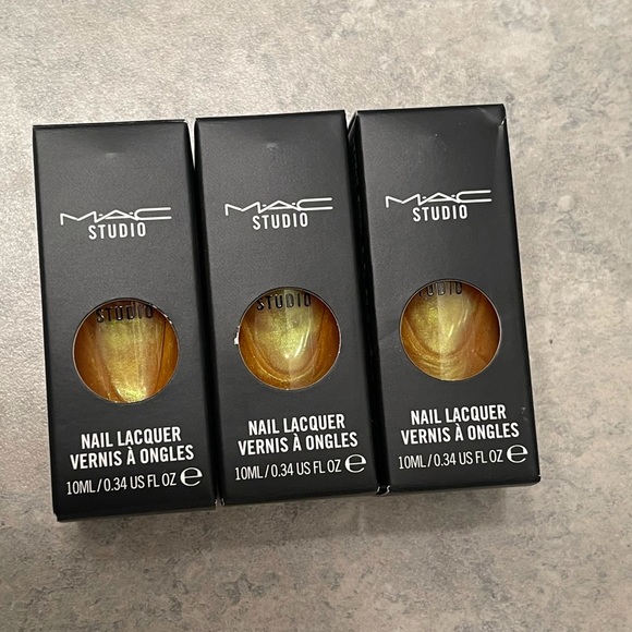 MAC Nail Polish. Set of 3. Brand New In Box.
Color name on last picture. - Picture 2 of 3